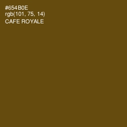 #654B0E - Cafe Royale Color Image